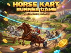 Mäng Horse Kart Runner Game Internetis