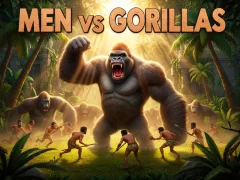 Mäng Men Vs Gorillas Internetis
