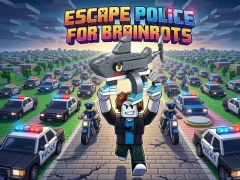 Mäng Escape Police for Brainrots Internetis