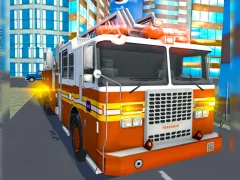 Mäng Fire City Truck Rescue Driving Simulator Internetis