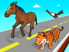 Mäng Animal Transform Race Internetis