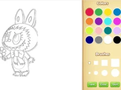 Mäng Chibi Labubu Coloring Book for Kids Internetis