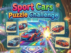 Mäng Sport Cars Puzzle Challenge Internetis