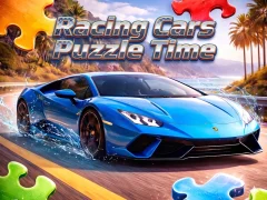 Mäng Racing Cars Puzzle Time Internetis