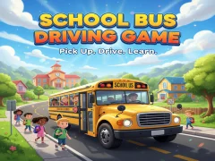Mäng School Bus Driving Game Internetis