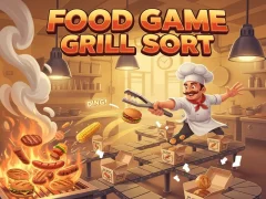Mäng Food Game Grill Sort Internetis