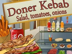 Mäng Doner Kebab Salad, Tomatoes, Onions Internetis