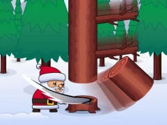 Mäng Lumberjack Santa Internetis