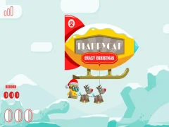 Mäng FlappyCat Crazy Christmas Internetis