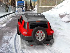 Mäng Heavy Jeep Winter Driving Internetis