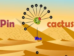 Mäng Pin the cactus Internetis