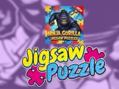 Mäng Ninja Gorilla Jigsaw Puzzles Internetis