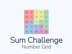 Mäng Sum Challenge Number Grid Internetis