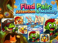 Mäng Find Pair: Attention & Memory Internetis