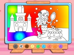 Mäng Coloring Book: Mermaid Makeup Internetis