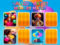 Mäng Balloon Artist Memory Match Internetis