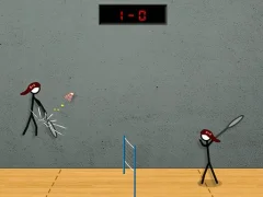 Mäng Stick Figure Badminton 2 Internetis
