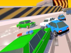 Mäng Turbo VAZ: Cartoon Racing Internetis