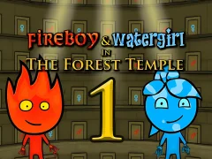 Mäng Fireboy & Watergirl In The Forest Temple Internetis