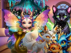 Mäng Mysterious Familiars Enchanted Bestiary Internetis