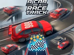 Mäng A Car on a Race Track Internetis