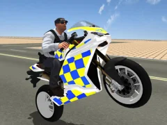Mäng Super Stunt Police Bike Simulator 3D Internetis