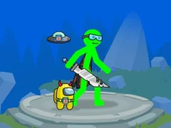 Mäng Stickman Mega Boss Battles! Internetis