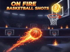 Mäng On Fire Basketball Shots Internetis