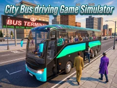 Mäng City Bus driving Game Simulator Internetis