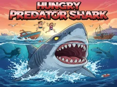Mäng Hungry predator shark Internetis