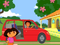 Mäng Dora The explorer Dora's Ride-Along City Adventure Internetis