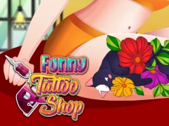 Mäng Funny Tattoo Shop Internetis