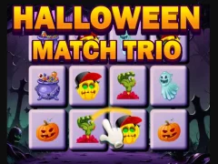 Mäng Halloween Match Trio Internetis