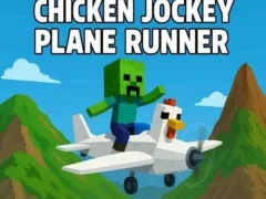 Mäng Chicken Jockey Plane Runner Internetis