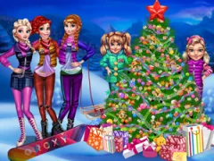 Mäng Princesses Christmas tree Internetis