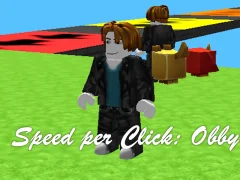 Mäng Speed per Click: Obby Internetis