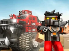 Mäng Blocky Cars: Car Battle Internetis