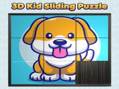 Mäng 3D Kid Sliding Puzzle Internetis