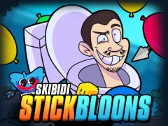 Mäng Skibidi Stick Bloons Internetis