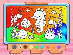 Mäng Coloring Book: Kawaii Sea Animals Internetis