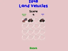 Mäng 2048 Land Vehicles Internetis