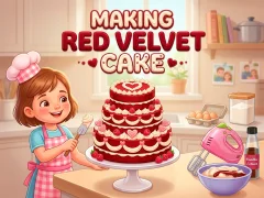 Mäng Making Red Velvet Cake Internetis