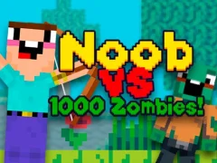 Mäng Noob vs 1000 Zombies Internetis
