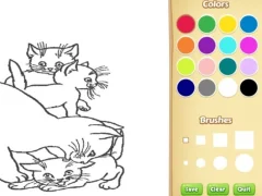 Mäng Cats Coloring Book For Kids Internetis