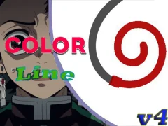 Mäng coloring lines v4 Internetis
