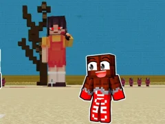Mäng Squid Game Minecraft Internetis