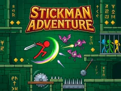 Mäng Stickman Adventure Internetis
