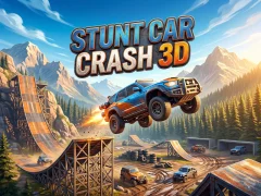 Mäng Stunt Car Crash 3D Internetis