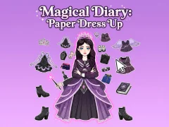 Mäng Magical Diary: Paper Dress Up Internetis