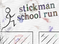 Mäng Stickman School Run Internetis